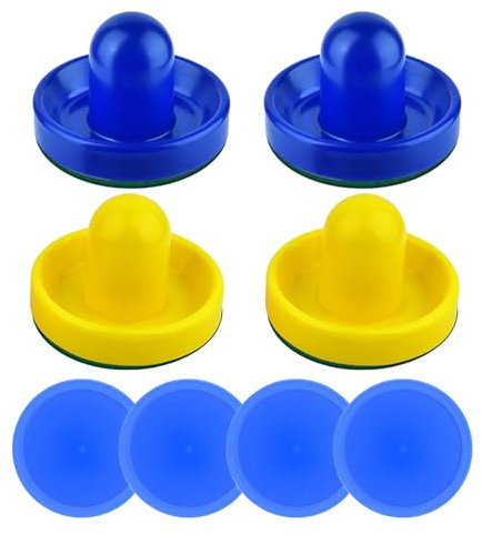 Qsvbeeqj Air Hockey Slider e Air Hockey Pucks di ricambio per tavoli da gioco. Ottimo set di giocattoli di ricambio
