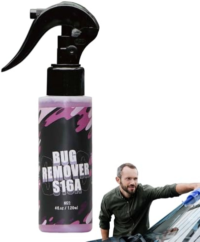 Rimozione del catrame per esterni di auto, rimozione delle gengive per auto, pulizia a dissoluzione rapida da 120 ml, per camion, pannelli di carrozzeria, parabrezza auto