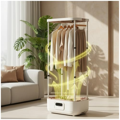 LADECNERHT Stiratrice Automatica Asciugatrice Portatile Senza Mano, 30 Min Modo Rapido, Odori Barbecue/Fumo, Design Pieghevole, Adatta per Appartamenti, Uso Imediato