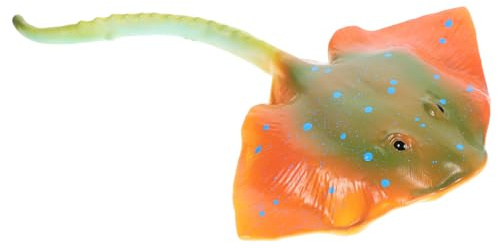 Abaodam Modèle réaliste de Poisson Plat Figurine Animale pour décoration et Jeu éducatif garçon Fille Ornement Vif pour Chambre et Jardin Simulation Vraie