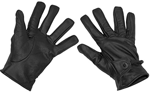 MFH Herren Western Leather Handschuhe Schwarz