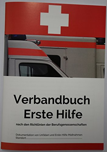 LÜLLMANN Verbandbuch DIN A 5 BGV A5 §16 Erste Hilfe Buch 40 Seiten | Verbandsbuch, Ersthelfer