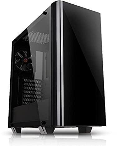 Thermaltake View 21 TG - Chasis de Torre Media, Color Negro