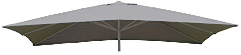 MilaniHome Telo di Ricambio Sostitutivo Grigio per Ombrellone 3 X 4 Palo Centrale