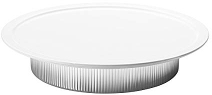 Georg Jensen Bernadotte Serving Plate, Stainless Steel & Porcelain