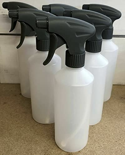 AUTO RAE-CHEM 6x500ml Chemical Resistant Trigger Spray Bottles