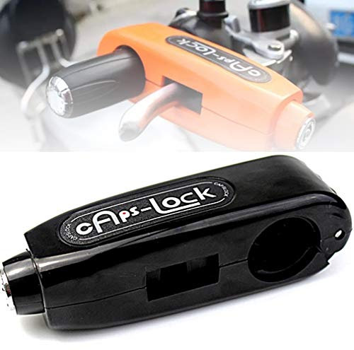 QMZDXH Candado de Freno Universal Manillar de Motocicleta, con Agarre de Acelerador de Freno, Protección Antirrobo para Scooter, Ciclomotores, ATV