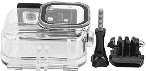 Goshyda Kamera-Schutzgehäusedeckelschale, 60 m wasserdichtes Acrylmaterial Transparente Kamera-Tauchtasche für Hero8