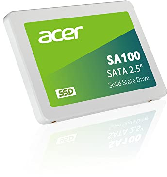 Acer SA100 240GB SATA 6Gb/s 2,5 Zoll SSD – bis zu 560 MB/s Lesen & 500 MB/s Schreiben, interne Festplatte für Laptop PC - stoßfest & leise, ideal als System-Upgrade