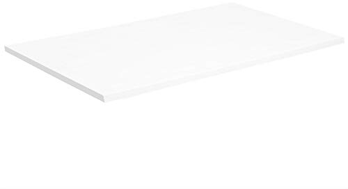 moebel-eins Office ONE Schreibtischplatte, Material Dekorspanplatte, 120x80 cm, Weiss