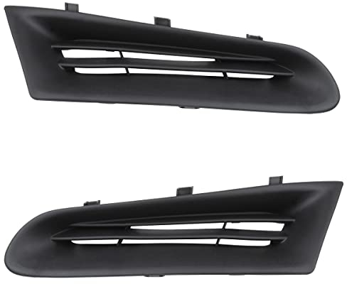 MangWany Grilles de calandre pare-chocs compatible avec Renault Clio 3 III 2005-2009 7701208684 (droite et gauche)