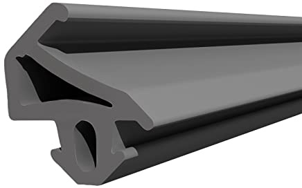 Seiletech.de Fensterdichtung – S-1155 – 15 m – Plus-Tec PVC Fenster Gummidichtug – Schwarz – Zugluftstopper Profildichtung – Gummidichtug Dichtband Kunststofffensterdichtungen