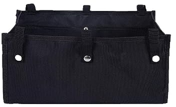 XINFULLWOL Rollator-Tasche, Aufbewahrungstasche unter dem Sitz, Zubehör für Gehhilfen, Rollatoren und Zubehör, Taschen für Senioren, Ersatz für Untersitz, medizinischer Korb (mittelgroß, schwarz)