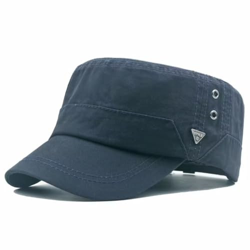 CHENNUO Military Army Cap Herren Sonnen Baseballcap Wandern Sport Kappe Schirmmützen (a-Blau)