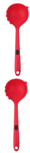 TOPBATHY 2pièces Cuillère Silicone Pour Spaghetti Et Pâtes Ustensile De Cuisine Pratique Silicone Alimentaire Pour Service à Ou Restaurant