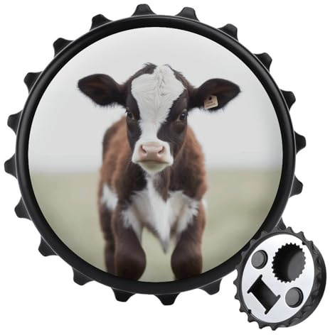 Décapsuleur aimanté pour réfrigérateur, décapsuleur magnétique en forme de vache, aimants puissants pour réfrigérateur - Décapsuleur pour homme et femme