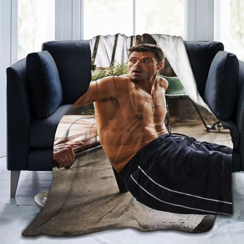 QapLWczK Coperta Sebastian Actors Stan Coperta di flanella calda morbida accogliente pelosa coperta per aria condizionata coperta per soggiorno divano letto coperte regalo per tutte le stagioni 152,4