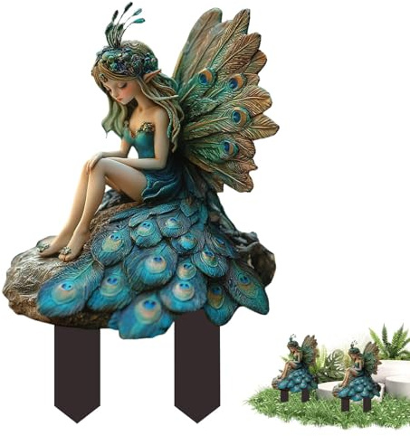 Fairies for Fairy Garden - Fairy Garden Fairies Plant Pot Decorations,Small Garden Gnome Figurines, Fairy Garden Accessories, Garden Stakes for Home, Patio, Lawn