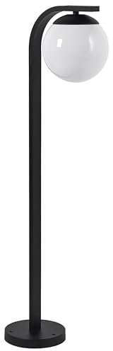 Lampa Modern Trädgård Utomhus Pollare Stiglampa 105 cm Aluminium Svart Kulsi