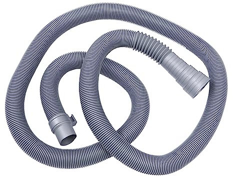 Homoyoyo 2 Pcs Washing Machine Discharge Hose 2m Universal Corrugated Drain Hose Extension Washer Accessories Compatible Automatic and Pulsator Washers
