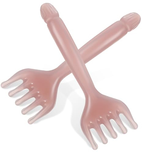 BEBEMOKO 2stücke Massagekamm Für Kopfhaut Mit Fünf-krallen-design Breitzahnkamm Aus Harzmaterial Für Frauen Und Männer Haarkamm Zur Kopfhautmassage Und Haarstyling Kompakt Und Tragbar