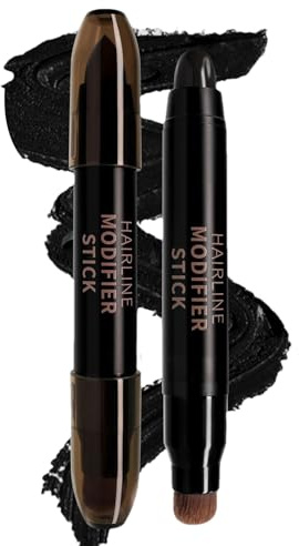 WJnflQN Lápiz corrector de pelo de larga duración, resistente a la abrasión, doble cara, para sesiones de fotos, viajes, salones, uso diario y fiestas