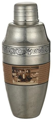 Shaker Cocktail,Shaker Caffe Freddo Shaker For Cocktail Chaplin Bar Vintage Inciso, Professionale(500ml VintageChaplin)