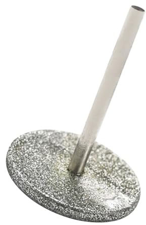 Disco Abrasivo per Unghie da 20mm in Acciaio Inox Argento | Taglio Preciso delle Cuticole, Finitura Liscia dei Bordi, Uso per Cura Unghie e Strumenti per Manicure