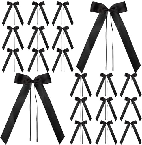 50 Pezzi Nastri Funebri Nastro di lutto Fiocco Nero Fiocchi da Regalo, Fiocchi di Raso Nero per Auto, Decorazioni per Feste o Regali, fiocchi da lutto fiocchi da lutto nastri commemorativi