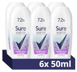 Sure Women Nonstop Frozen Açaí & Jasmine Anti-Perspirant Roll On 6x 50 ml