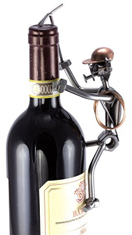 Steelman24 Schraubenmännchen Bergsteiger | Made in Germany,Handarbeit,Geschenkidee,Stahlfigur,Metallfigur,Metallmännchen