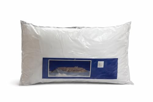Euroricami Viterbo Guanciale Cuscino da Letto piumotto in Fibra siliconata 50x80 cm – 100% Fibra Siliconata Effetto Piuma – Soffice e Confortevole con Federa in Cotone per Camera o altri Usi