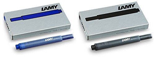 Lamy T10 Ink Cartridges: Black + Blue by Lamy