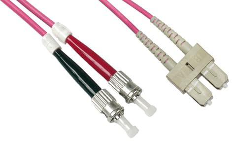 Link LKSCST4505 Cavo Fibra Ottica SC A ST MULTIMODE Duplex OM4 50/125 lunghezza metri 5