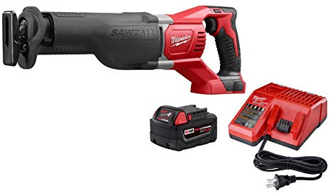 Milwaukee 18V Li-Ion Cordless SAWZALL Reciprocating Saw w/ 5.0Ah Battery & Charger