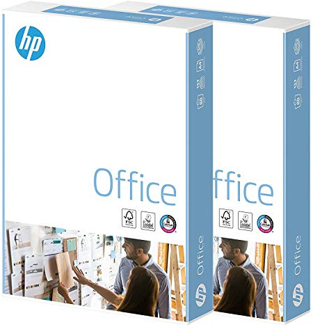 HP Papers A4 80gsm Office Copier Paper 2 Reams (2 x 500 = 1, 000 Sheets)