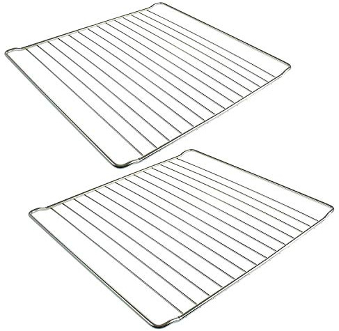 Spares2go Drahtregal für Ofen / Herd / Grill – B 397 x T 365 mm (2 Stück)