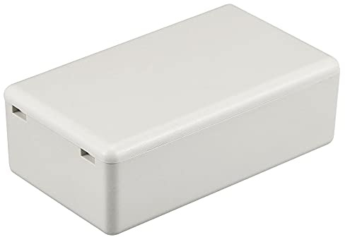 sourcing map Mini-Abzweigdose, staubdicht, 72 x 42 x 23 mm, ABS, für elektrische Projekte, Grau, 3 Stück