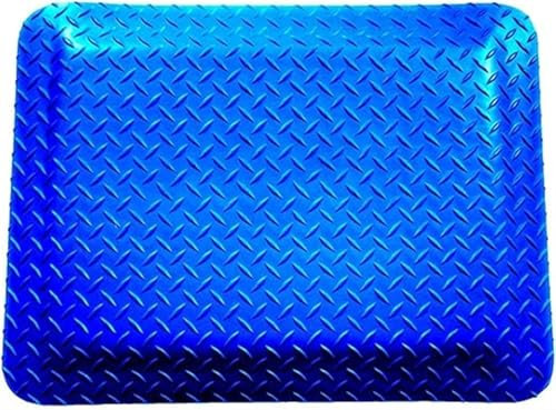 forestalk B70cm Heavy Duty Diamond Sponge Industrielle Anti-ermüdungs-bodenmatte Ergonomische Arbeitsplatzmatte(Size:70x120cm,Color:blau)