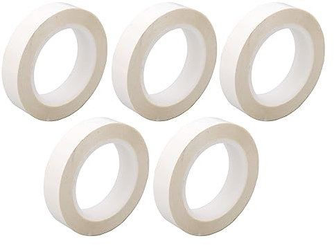Ruban Adhésif Isolant PET 0.05mm, 5 Pièces, Ruban électrique Blanc Résistant à la Chaleur pour une Large Application