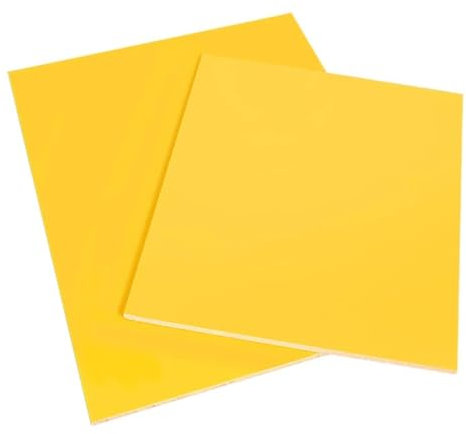 Lámina de fibra de vidrio, placa de resina epoxi, placa de aislamiento de circuito, placa de epoxi, lámina de aislamiento de fibra de vidrio 3240 resistente a altas temperaturas (100 x 200 x 0,5 mm)(1