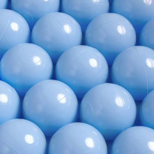 MISIOO 100 bollar för bollbad – 6 cm – säker – giftfri plast – perfekt för barn – främjar säker lek och motorik