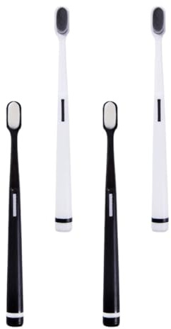DEARMAMY -pack Zahnbürsten für Erwachsene und Schwangere Weiche Borsten Formstabil Glatte Bürstenoberfläche 4 Stück für Mundpflege