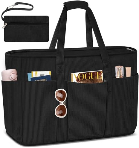 TEUEN Große Strandtasche mit Reißverschluss