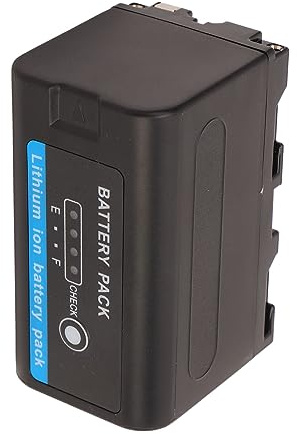 Denash Batería NP F770 Camcorder 5800mAh Long -Laving Temperatura Extrema -Resistente para MC2500C 1500C