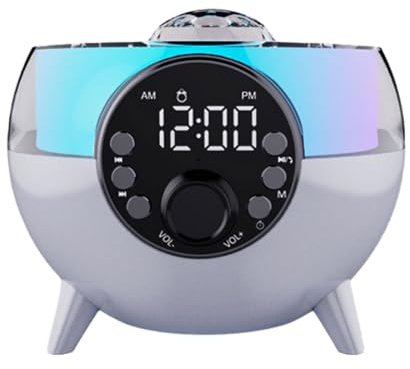 jebyltd HiFi Altoparlante HiFi Bluetooth-Compatibile con Illuminazione A LED Integrata per Esterno E Festa Lampada Atmosfera Creativa Facile Controllo