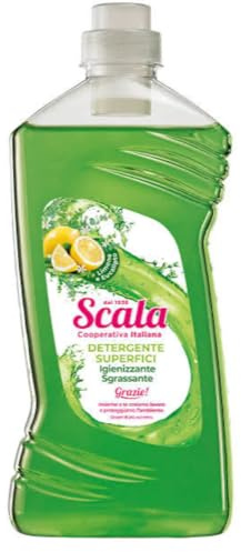 Scala - Detergente Superfici Igienizzante Sgrassante Pavimenti e piccole superfici 4PZ X 1L