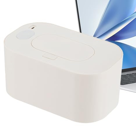 Ahuuen Calentador de Toallitas | Calentador Silencioso de Gran Capacidad - Porta Toallitas con Temperatura Constante,Para Hogar, Viaje, Coche, Cuidado Infantil, Cambiador y Mesita de Noche