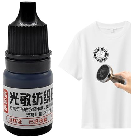 Generisch Siebdruckfarbe, Siebdruckfarbe | 5 ml lichtempfindliche Textiltinte | Wasserbeständige, lichtempfindliche für Siebdruck und T-Shirt-Herstellung