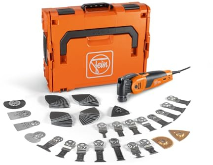 Fein MULTIMASTER MM 700 Max Selection (Anti-Vibrationssystem, StarlockMax Werkzeugaufnahme, QuickIN, 450 W FEIN Hochleistungsmotor, Metall-Getriebe, Mechanische Schnittstelle, Industriekabel)